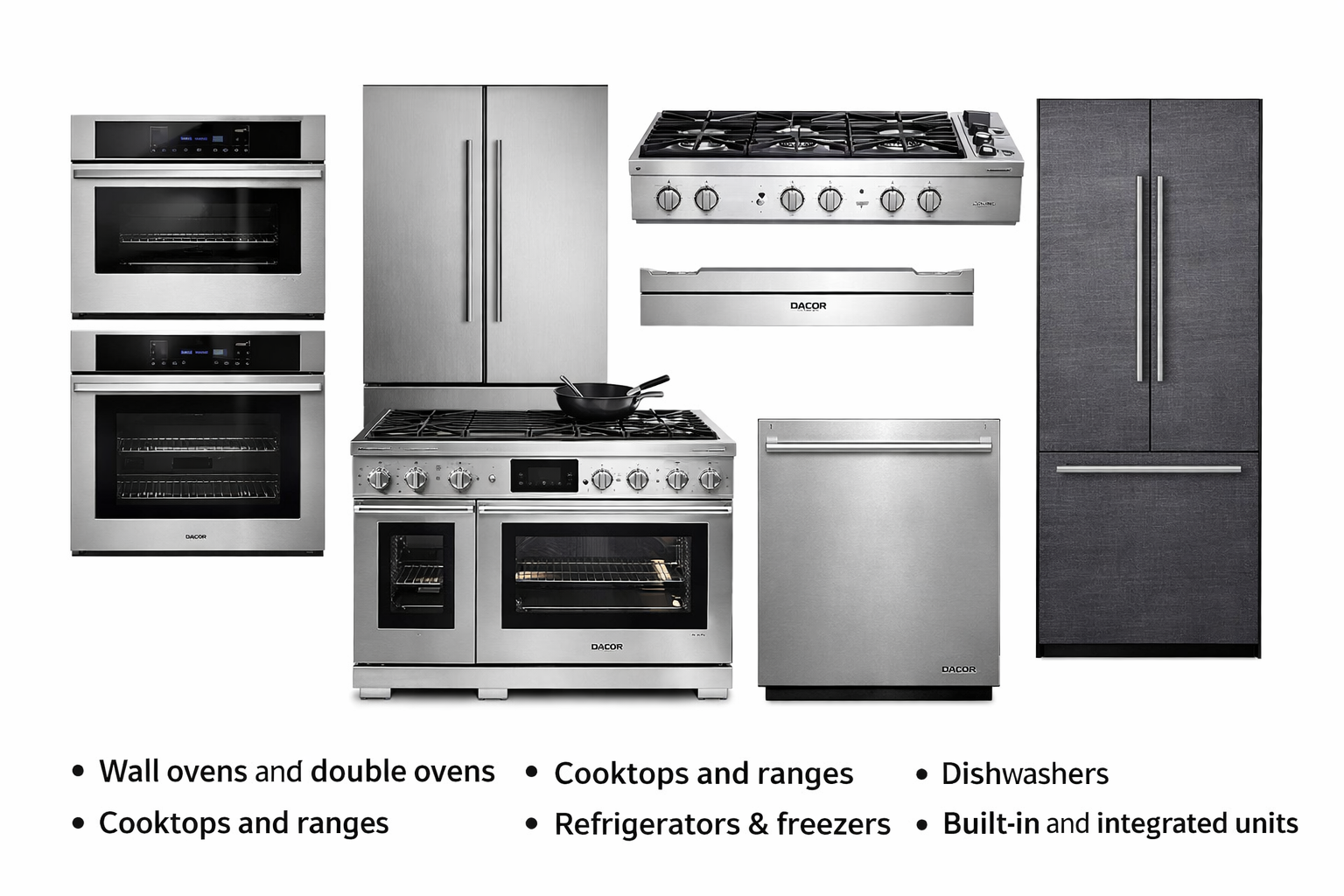 Range of Dacor Appliances we repair